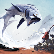 Concept art pour le projet de jeu vidéo "Le Ciel et la Mer"